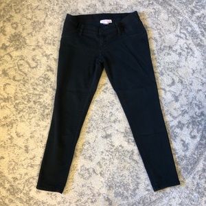 Black Denim Maternity Pants